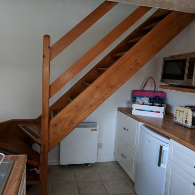 Staircase in the kitchen